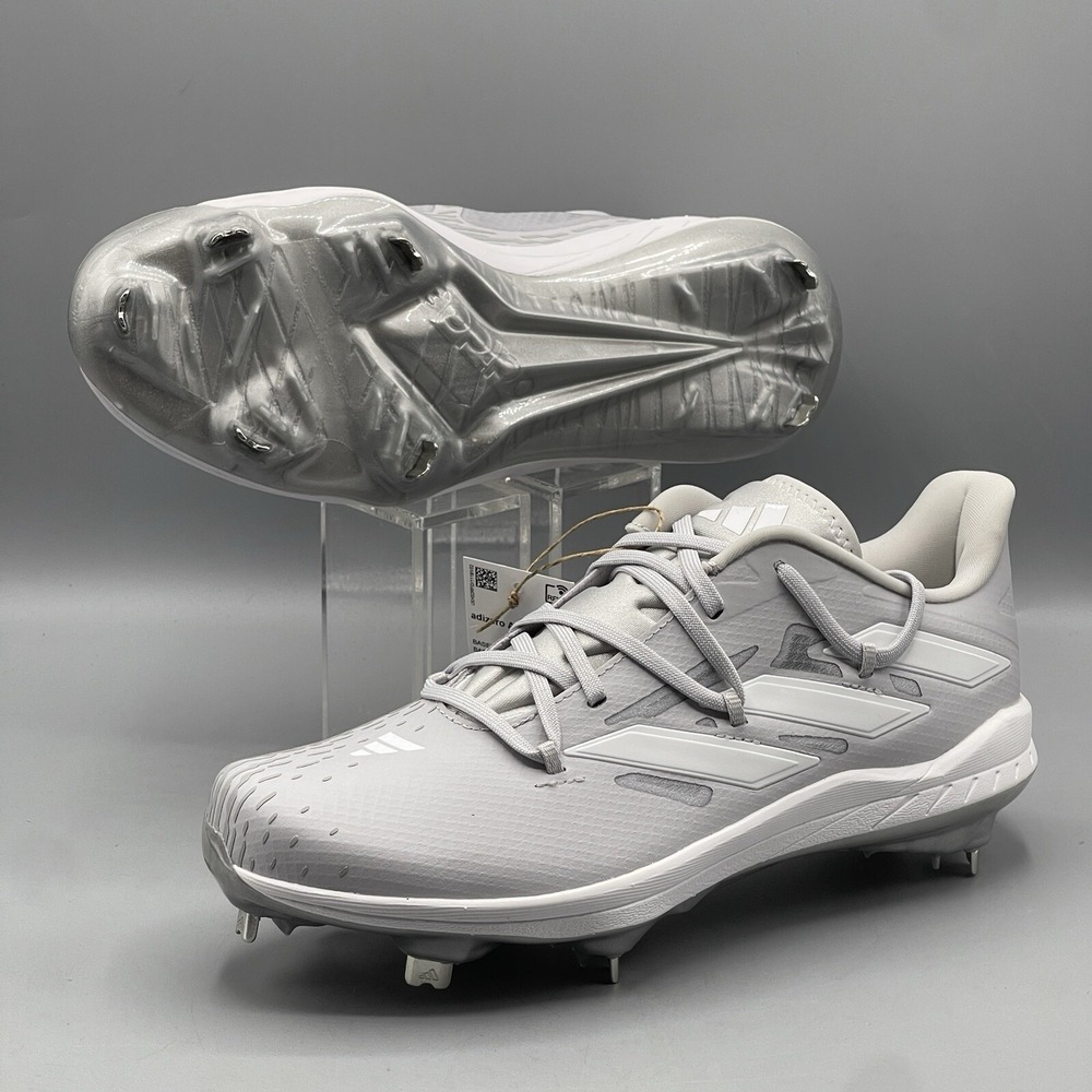 Adidas Baseball‎ Cleats Men's 7.5 Metal adizero Afterburner 9 Silver IG2311 NEW